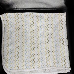 Lullaby Lane Thermal geometric funky design thermal Waffle Weave Baby blanket
